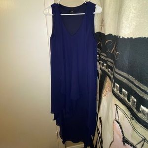 Navy Blue Flowy Dress
